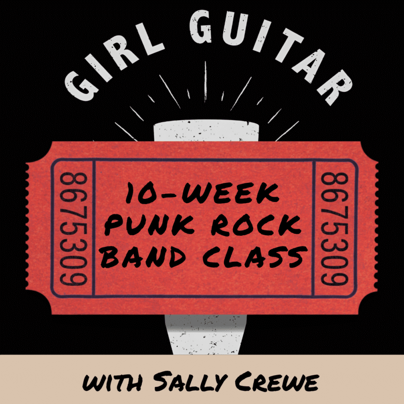 Sep-Nov 2026 – Mondays 7pm – Punk Rock Band Class