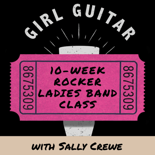 Sep-Nov 2026 – Wednesdays 8:15pm – Rocker Ladies Band Class
