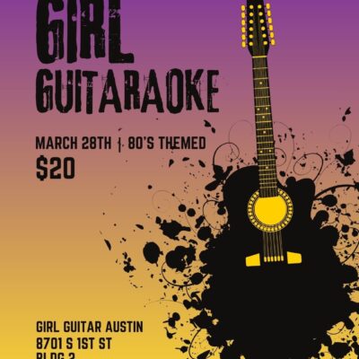 Girl Guitaraoke March 28th