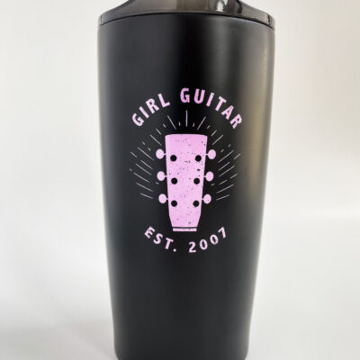 Black & Pink Travel Mug