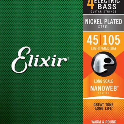 Elixir Bass Strings with Nanoweb Coating
