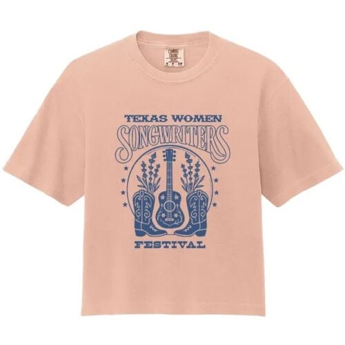 Peach Boxy Tee