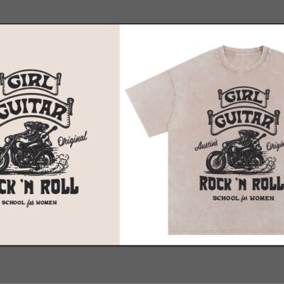 PRE-ORDER White Motorcycle Boxy Tee