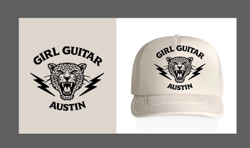 White Tiger Trucker Hat
