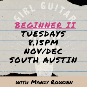Nov/Dec 2026 - Tuesdays 8:15pm - Beginner II