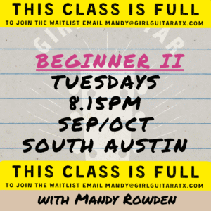 Sep/Oct 2026 - Tuesdays 8:15pm - Beginner II