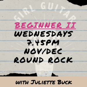 Nov/Dec 2026 – Wednesdays 7:45pm – Beginner II (Round Rock)
