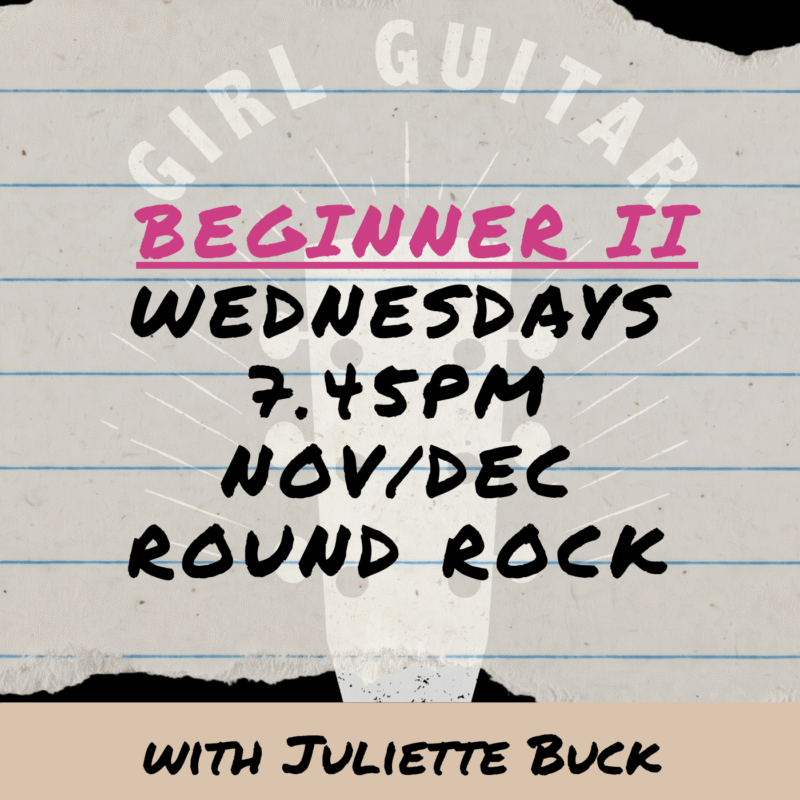 Nov/Dec 2026 – Wednesdays 7:45pm – Beginner II (Round Rock)