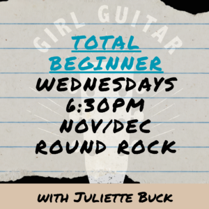 Nov/Dec 2026 - Wednesdays 6:30pm - Total Beginner (Round Rock)