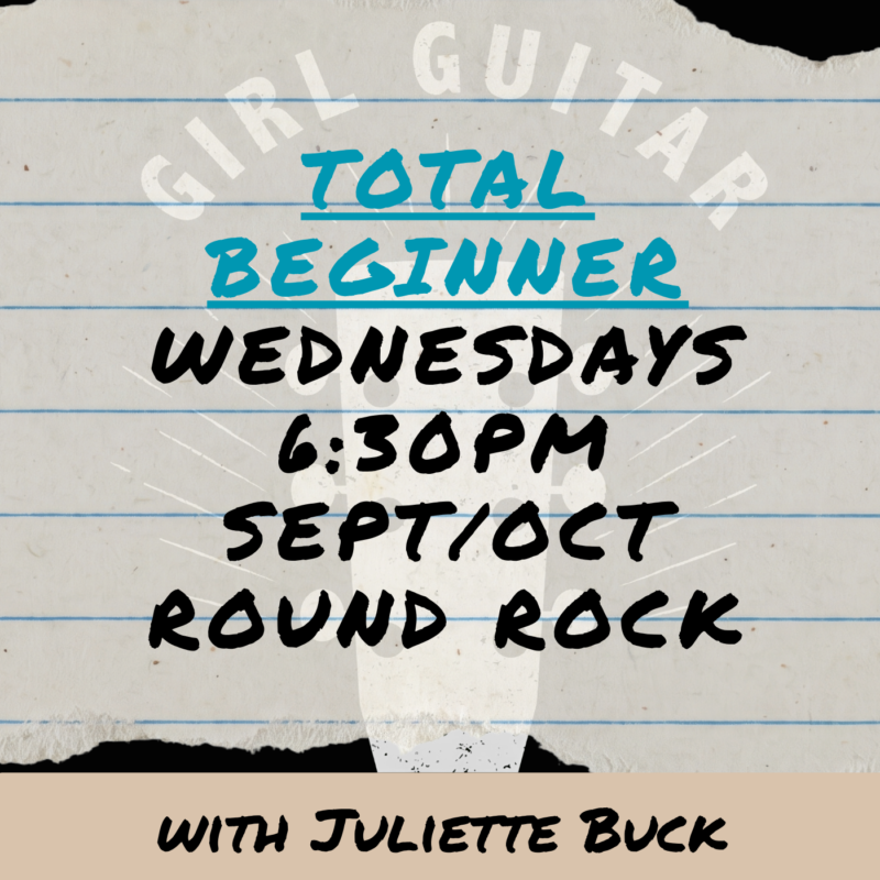 Sep/Oct 2026 - Wednesdays 6:30pm - Total Beginner (Round Rock)