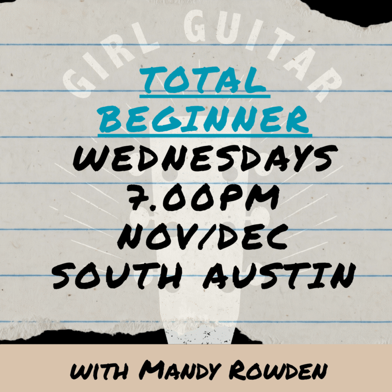 Nov/Dec 2026 - Wednesdays 7pm - Total Beginner Acoustic