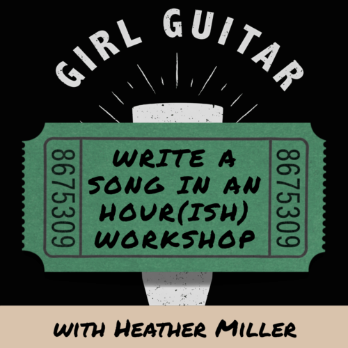 hour(ish) workshop heather Write a Song in an Hour(ish) Workshop - Nov 7, 2026