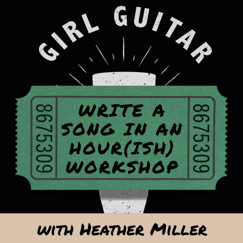 Write a Song in an Hour(ish) Workshop - Nov 7, 2026